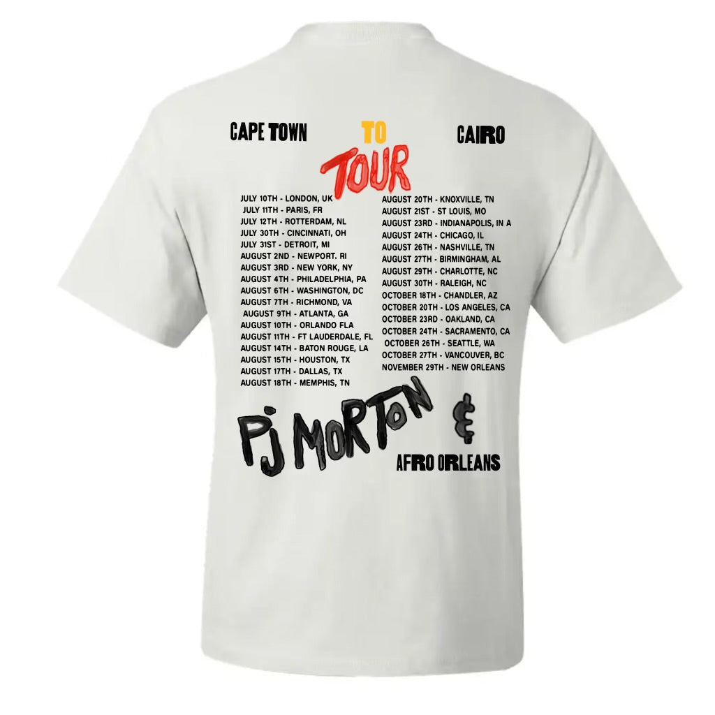 Capetown to Cairo Tour Shirt - PRE ORDER